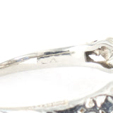 Diamond Ring With Sapphires - Rhinestone Rosie 