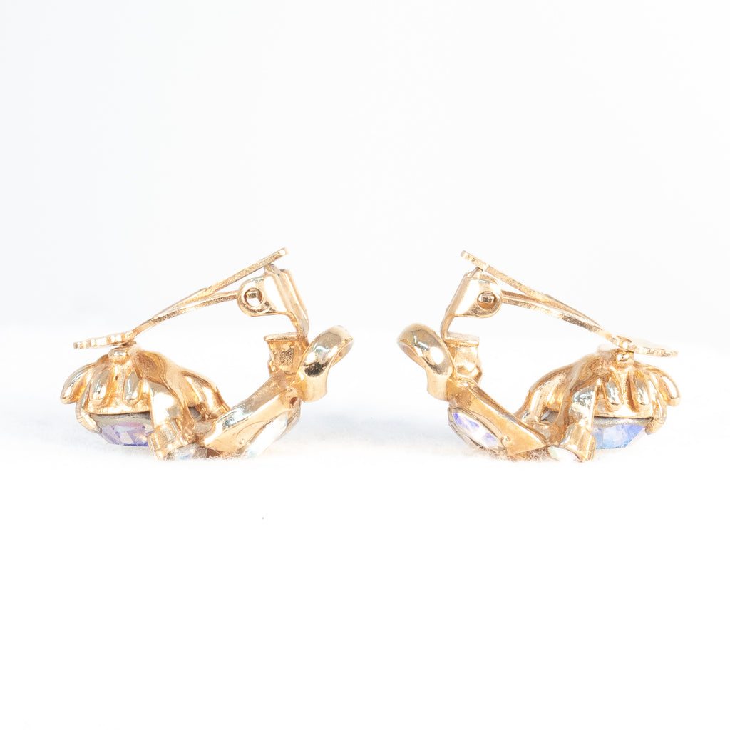 Hollycraft Aurora Borealis Earrings