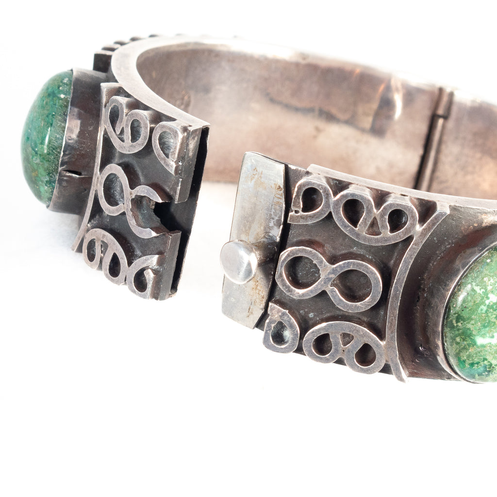 Larimar Gemstone Bracelet with Deep as the Ocean Sterling Silver Charm | T.  Jazelle
