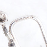 Marcasite Sterling Earrings West Germany - Rhinestone Rosie