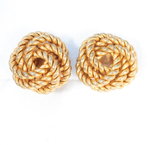 Miriam Haskell Knot Earrings