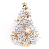 Swarovski Star Rivoli Christmas Tree Brooch 1996 Limited Edition - Rhinestone Rosie